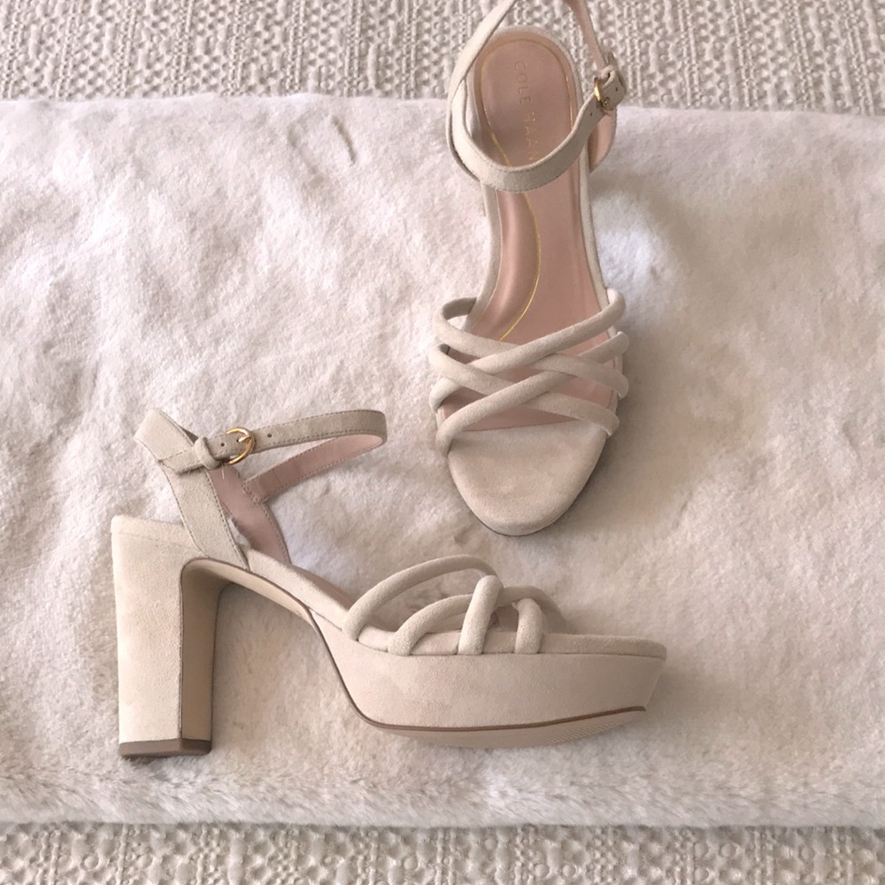 Cole Haan suede sandals 8B